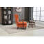 Fauteuil à oreilles rembourré Biali-592563462