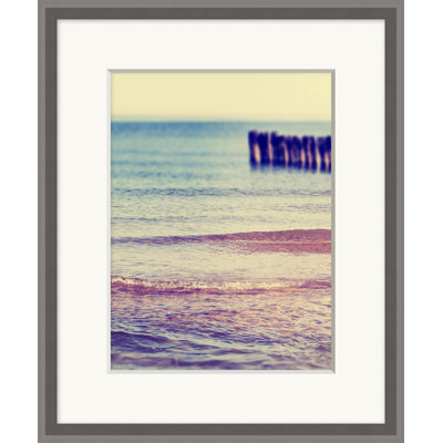 Beachside Pilings Print by Lillian August