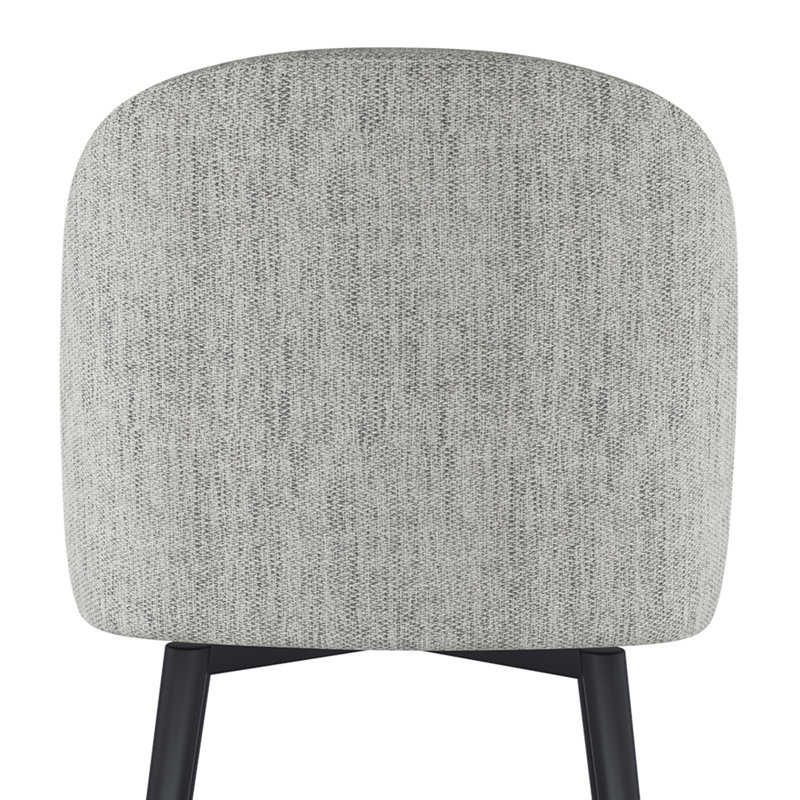 Kanasha 26.9" Swivel Counter Height Bar Stools, Gray, 3