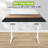 Dual  Motor Electric Standing Desk Frame With Cable Management Tray, Casters And Hooks-1113736099