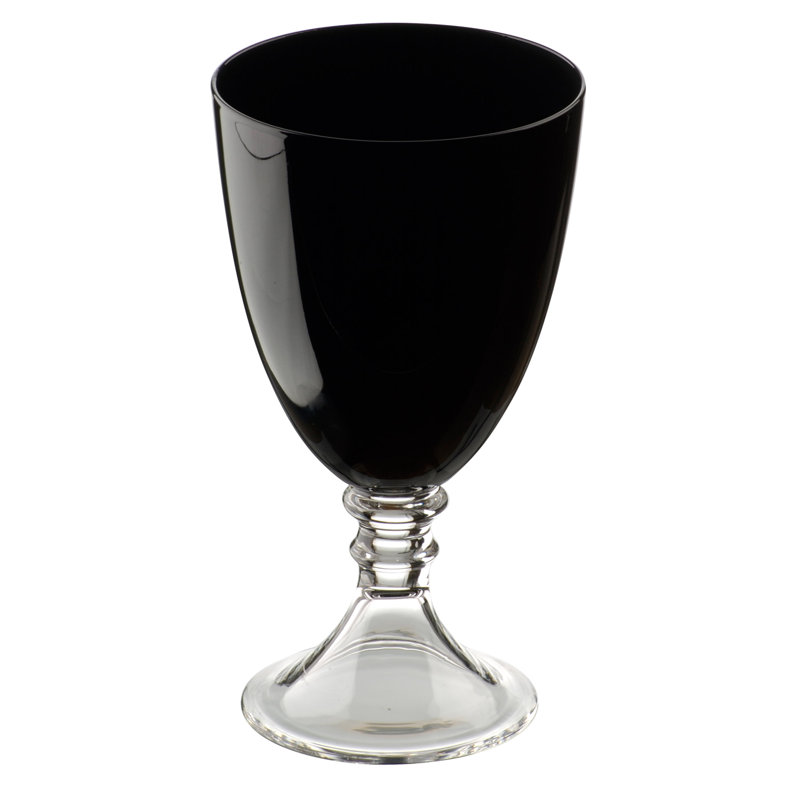 Condon 19oz. Handmade Goblet Set, Black