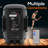 Pyle 800W Portable Bluetooth Pa Speaker - 8’’ Subwoofer, Led Battery Indicator Lights W/ Built-In Rechargeable Battery, Mp3/Usb/Sd Card Reader, And Uhf Wireless Microphone - Pyle Psbt85A,Black