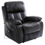 Faux Leather Heated Massage Chair-37674049-37674050