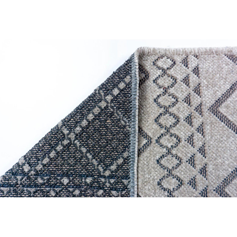 Tapis kilim Devon Mink, Rectangle 4 pi 4 po x 9 pi 11 po
