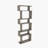 Tovan Modern Geometric Open Shelf Bookcase with Asymmetrical Design-1829019714