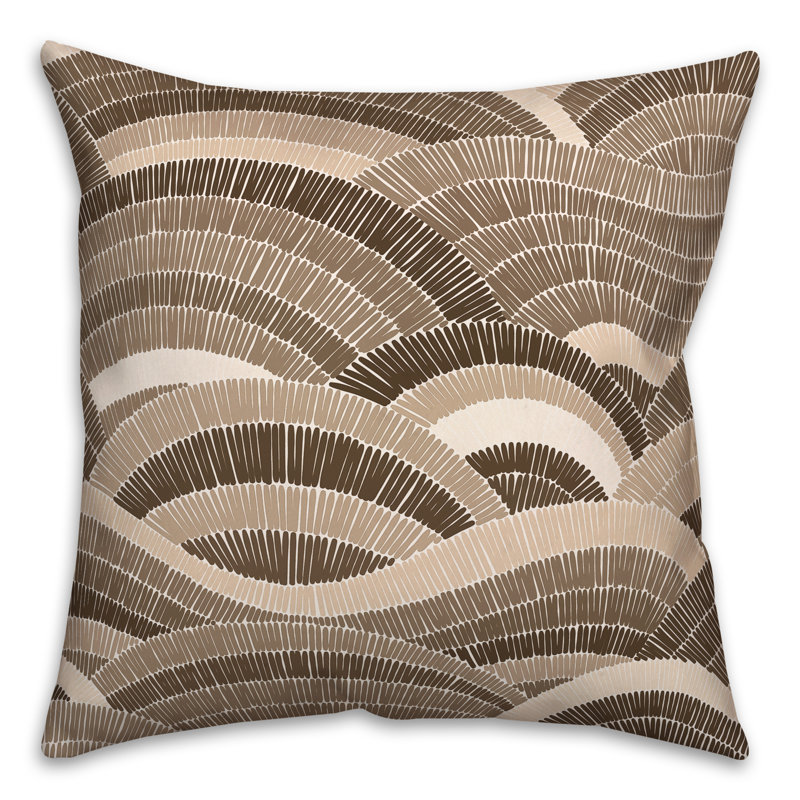Abstract Outdoor Reversible Throw Pillow