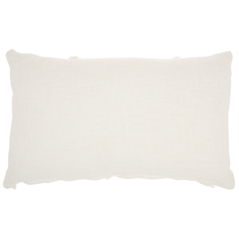 Britney Pillow Cover & Insert, White