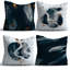 Ensemble de housse de coussin lavable et repassable 4 pièces