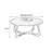 Walnut Coffee Table with Rounded Edges-21077684