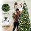 Arbre de Noël artificiel à charnière vert 8 pi Premium-810475041