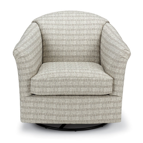 Kelly Clarkson Home Keilani Upholstered Swivel Barrel Chair & Reviews ...