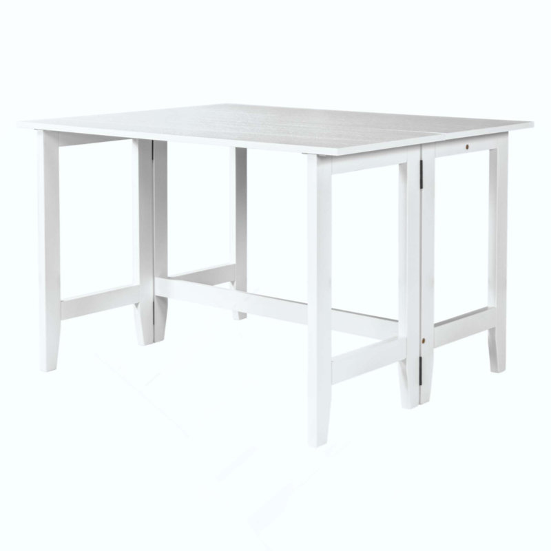 Table de salle à manger extensible Farmhouse, Blanc
