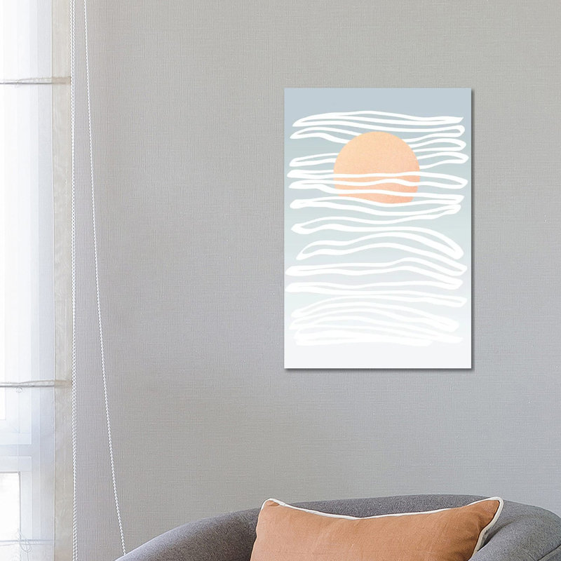 Minimal Sun Stream by Dominique Vari - Print on Canvas, Wrapped Canvas, 66.04 cm H x 45.72 cm W x 1.91 cm D