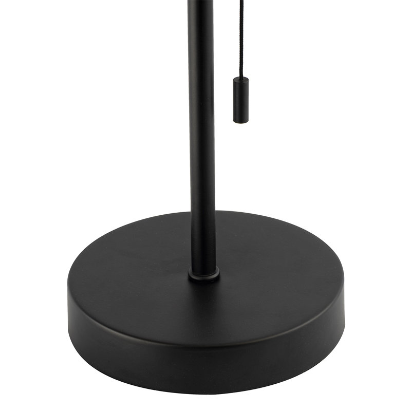 Metal Table Lamp, Black, Black