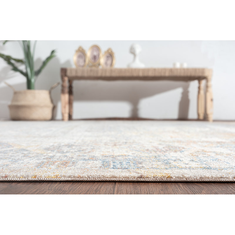 Area Rug in Ivory, Rectangle 2' x 3'
