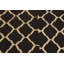 Tapis brun en laine fait à la main de conception unique 7 pi 1 po x 9 pi 9 po Kilim