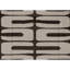 Flatweave Wool Ikat Area Rug in Espresso