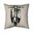 Small black moped - 16"x16" Throw pillow - Poly twill - Print on demand-105455705-105455708-105455710