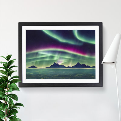 Watercolour Aurora Borealis Vol.3 - Single Picture Frame Painting