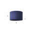 20cm H Velvet Drum Pendant Shade ( Screw On )-664550220-619335849