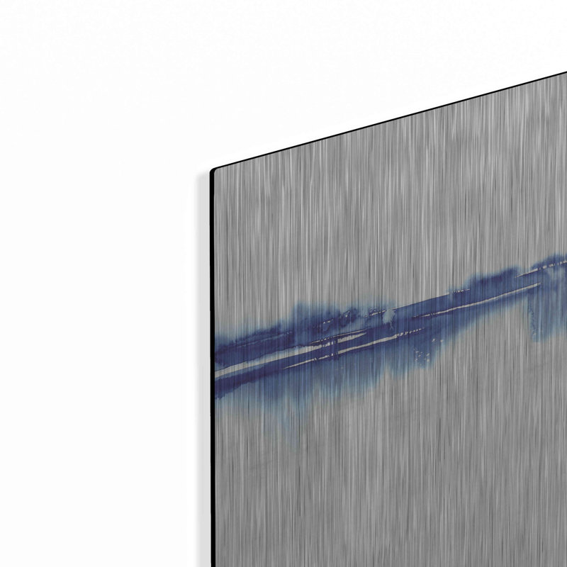 «Blue Horizon II» par Alan Majchrowicz - reproduction de dessin sans cadre sur métal, H 16 po x l 12 po x P 0,13 po