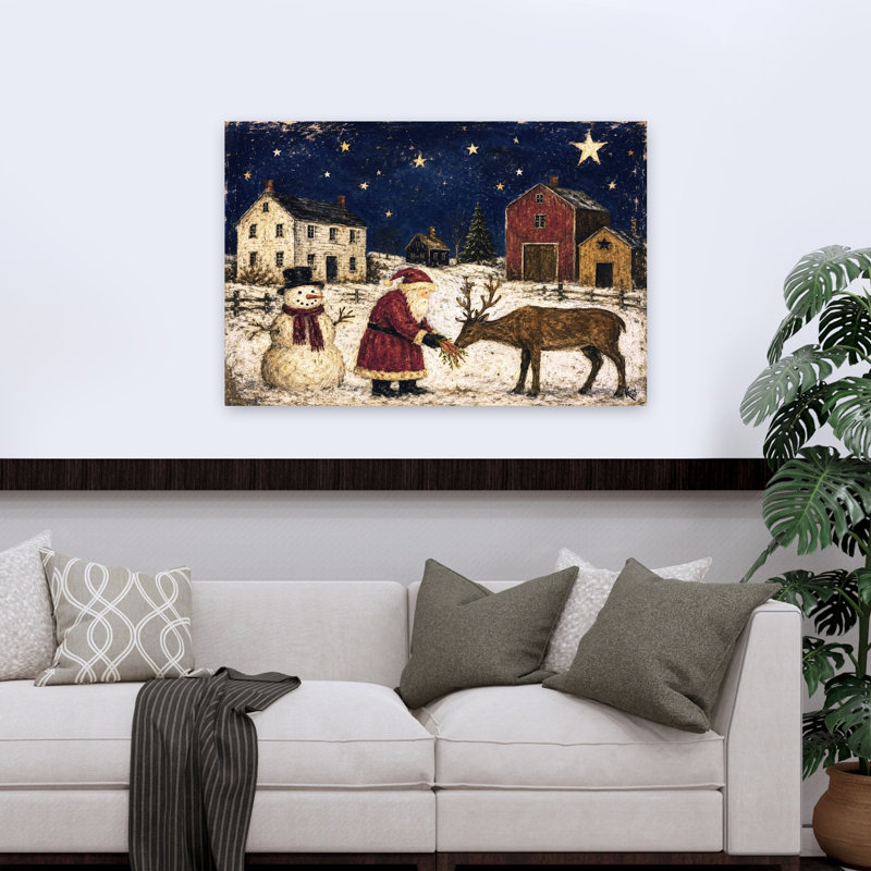 Reproduction d'art mural, paysage abstrait rétro, H 32 po x l 48 po
