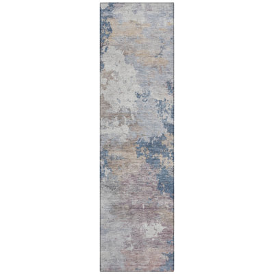 Machine Washable Indoor/Outdoor Earleville ACN2367 Abstract Rug
