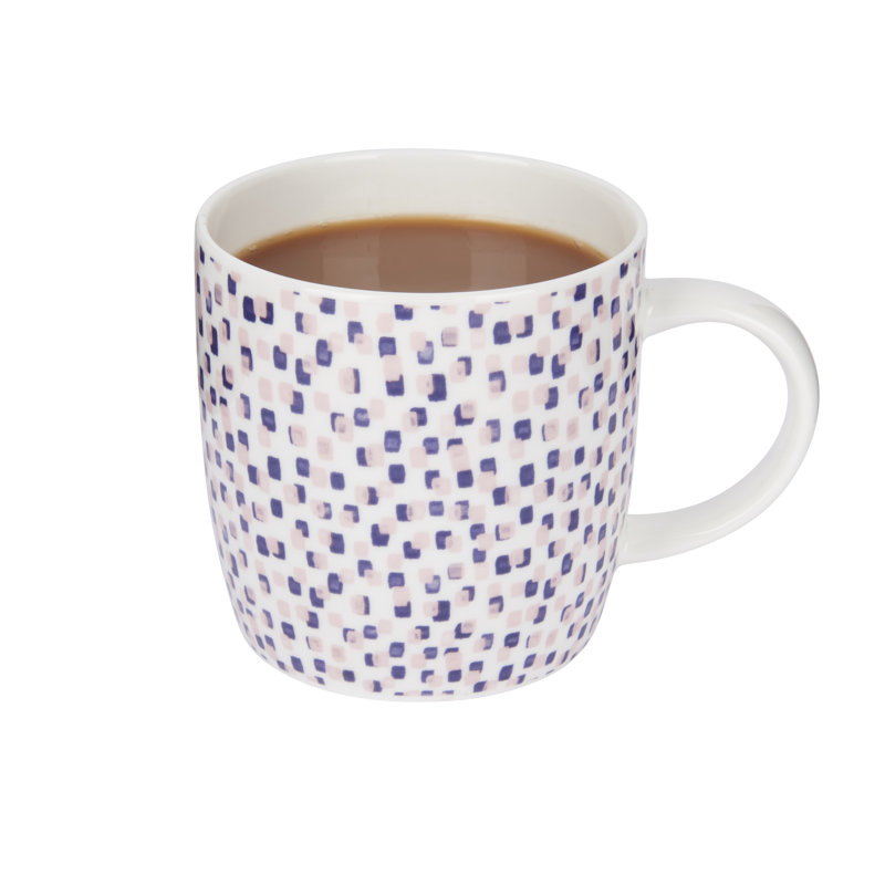 KitchenCraft 425ml Geometric China Mug