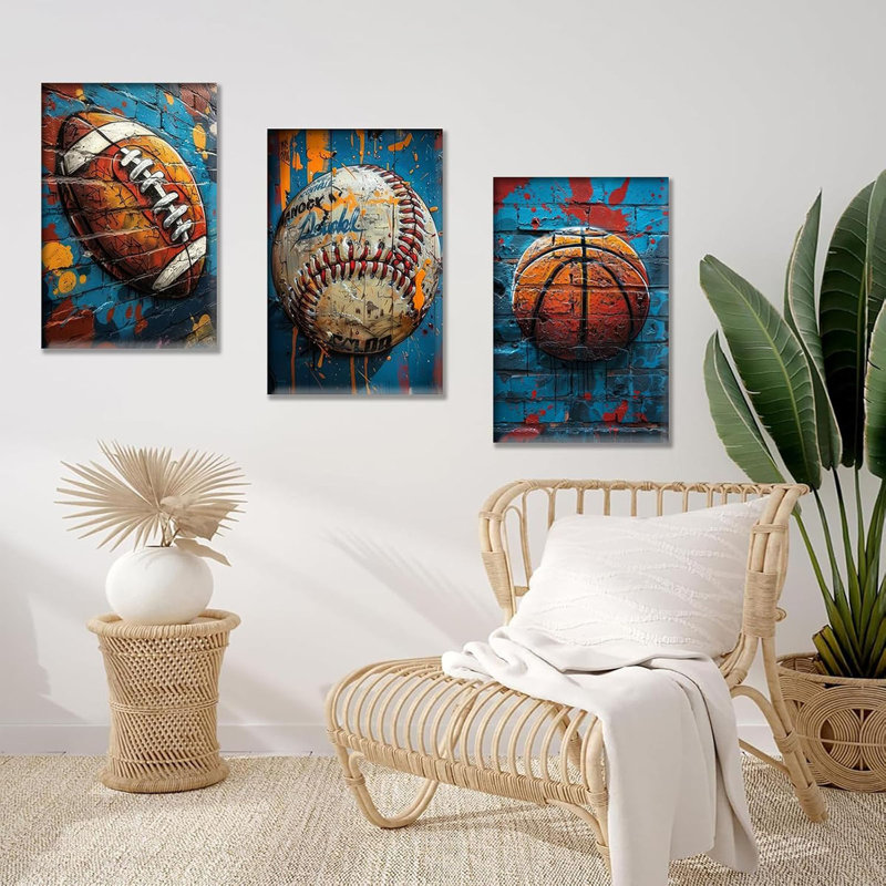 3 Piece Wrapped Canvas Print