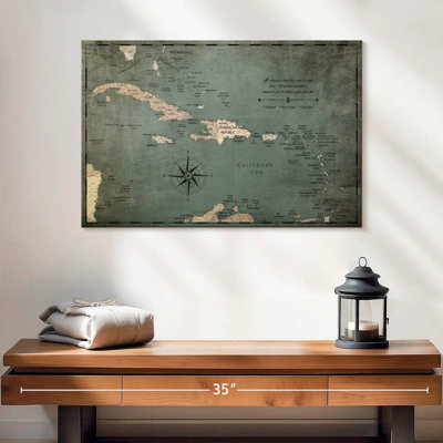 Where You Are I Push Pin Caribbean Milstead