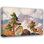 «Rocky Mountain Landscape» par Birger Sandzén, reproduction d'art sur toile tendue avec châssis