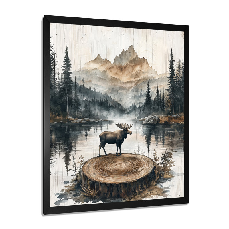 Genter - animaux, impressions sur toile, Impression d'un seul cadre photo, Noir, noir, noir, noir, H 20 po x l 12 po