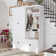 Hall Tree Set With Strong Storage And Metal Hooks