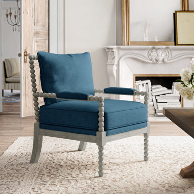 Timmey 26.75" Wide Polyester Armchair by Bungalow Rose