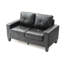 Causeuse modulaire Newbury, noir-367494467
