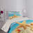 Seashells Coastal Polyester Coverlet