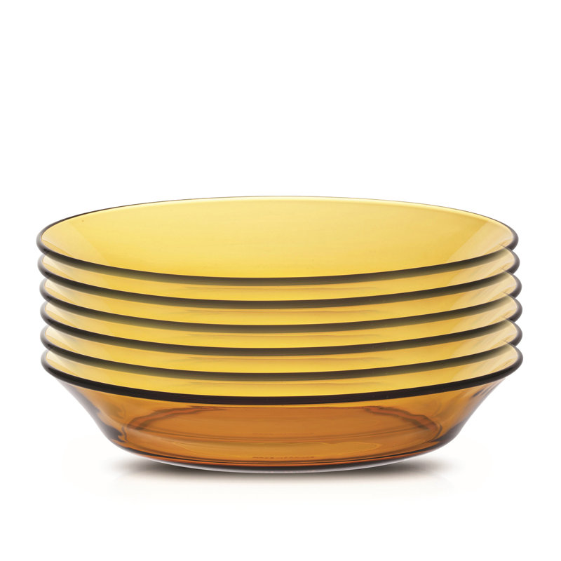Assiette Duralex Lys ambre foncé