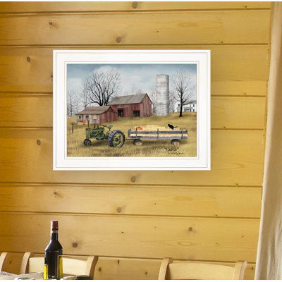 Hayride Framed Wall Art for Living Room, Home Wall Decor by Billy Jacobs