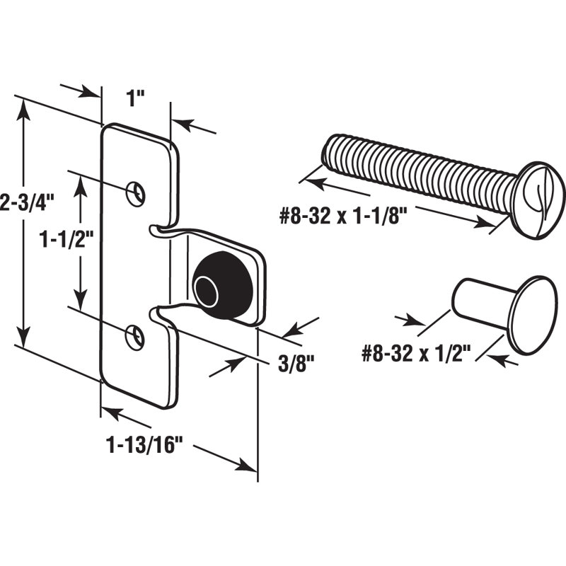 Prime-Line Keeper and Rubber Bumper