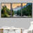 Nature Landscape Colorado Forest Mountain Nature Photograph Landscape Scenery Triptych - Framed Canvas 3 Piece Print-73227910-73227908
