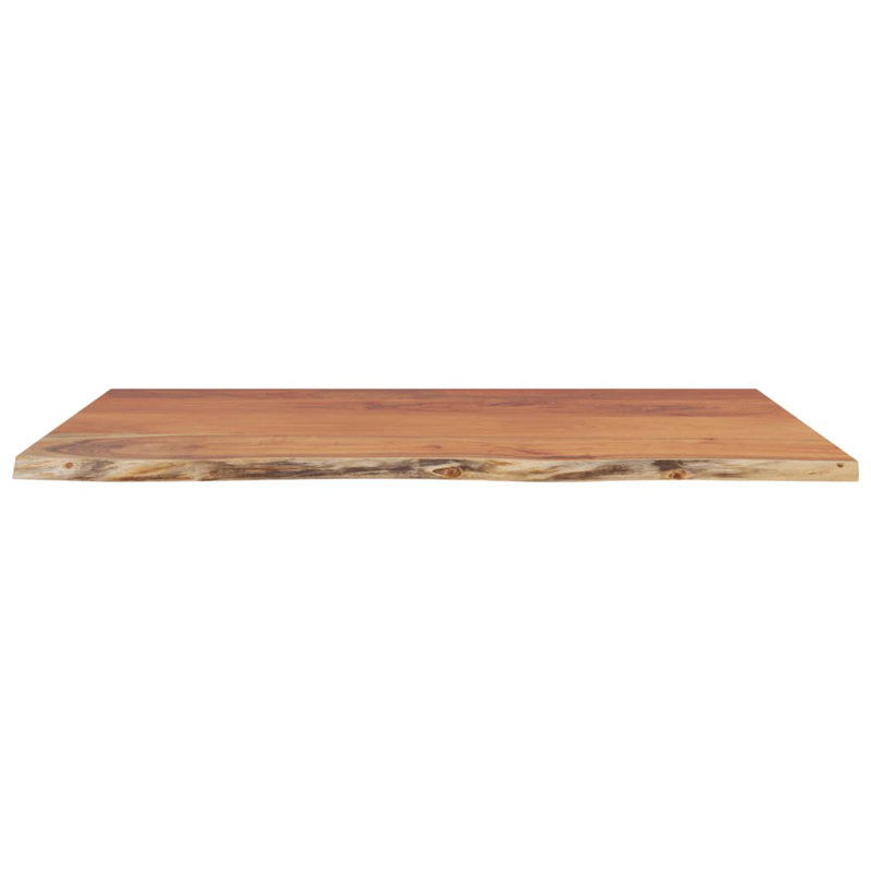 100cm Solid Acacia Wood With A Natural Finish Bathroom Vanity Top