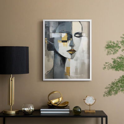 WOMEN Series LXXXII  -Premium Framed Print -Ready to Hang - No Nails Required