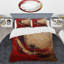 Ensemble de housse de couette Red Gold Fusion Spiral I - Abstract Spirals-107147898