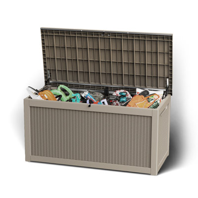 260 Gallons Resin All-Weather Easy-Assembly Outdoor Storage Box