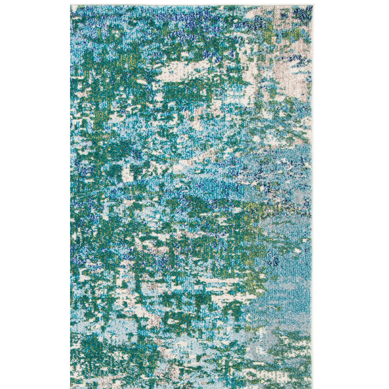 Wambaw Performance Abstract Rug, Runner 2' x 8'