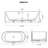 Cordona Freestanding EpiStone Bathtub-122430132