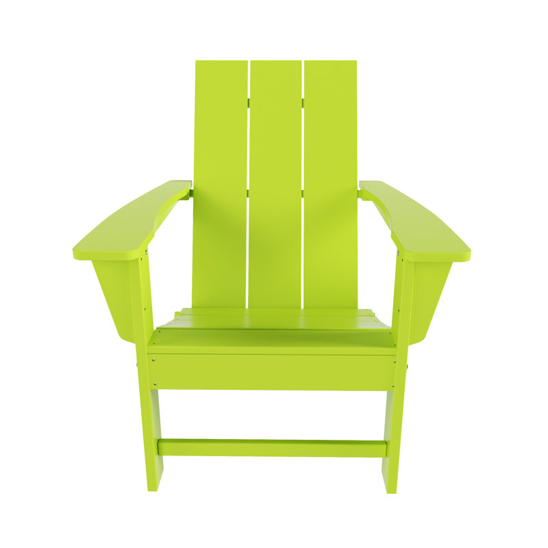 Chaise Adirondack pliante en plastique PEHD Joubert, Lime