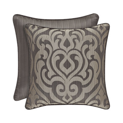 Coussin décoratif carré 18 po Astoria - Mink
