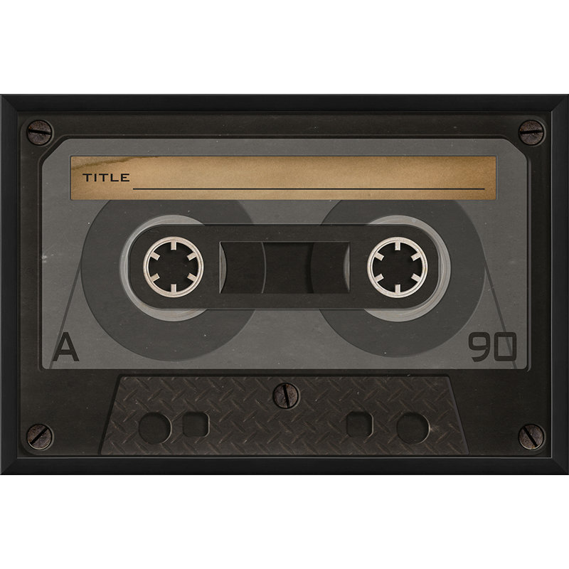 Cassette à ruban, impression encadrée