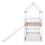 Lit superposé avec glissade, lit maison avec glissade-1811076667